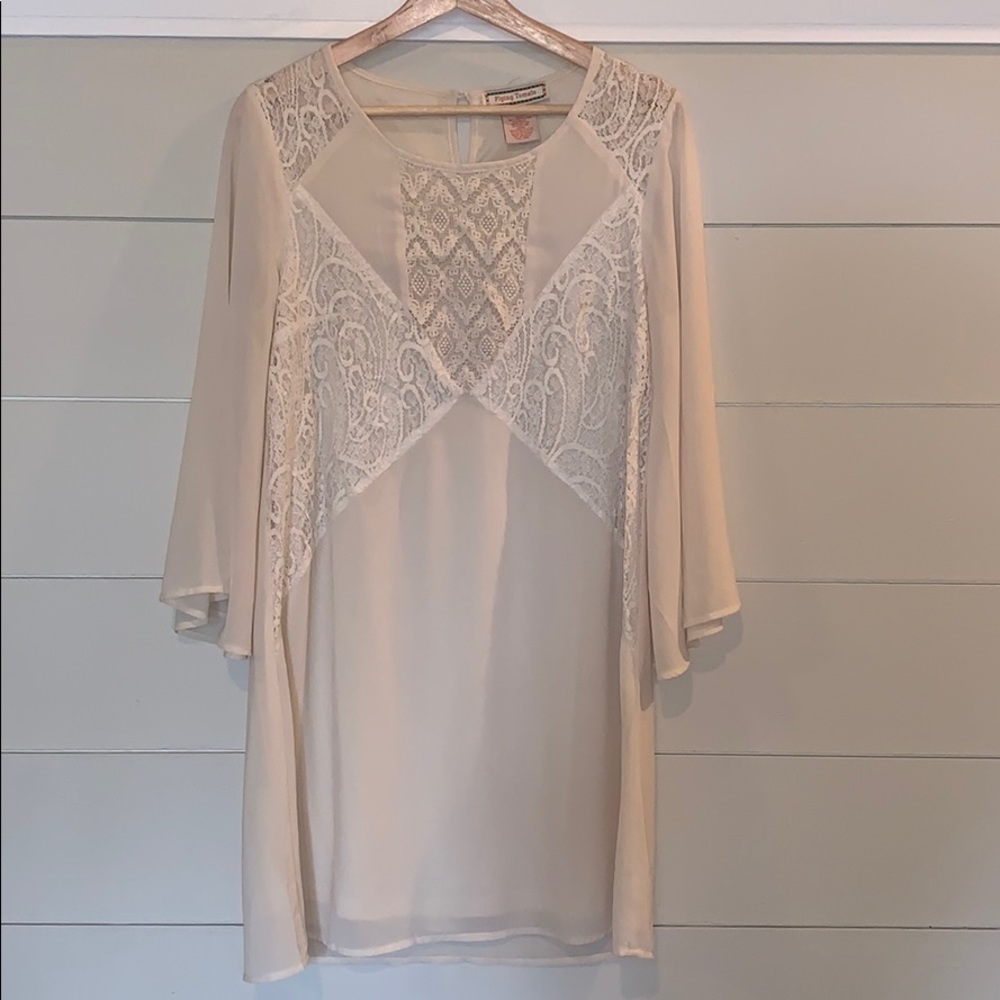 Country/Hippy dress w/ lace